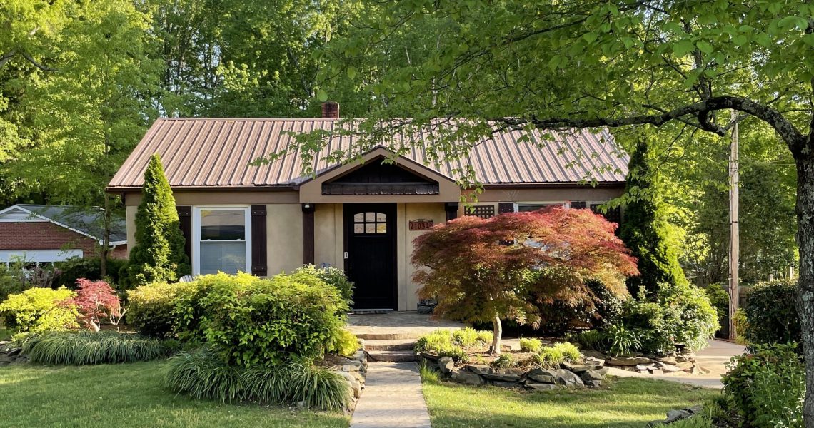 Spring time photo of front exterior